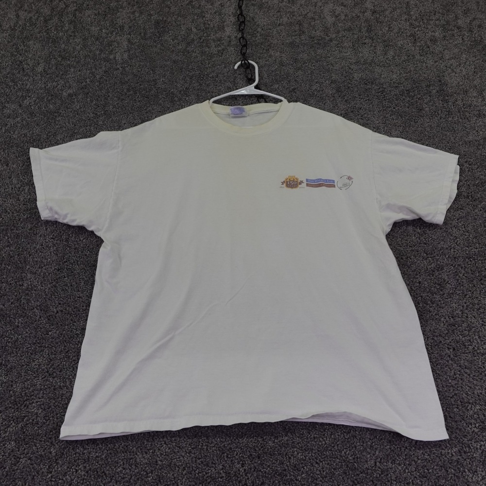 Hanes Beefy-T T Shirt Mens Extra Large White University of Minnesota Wilmot Lab